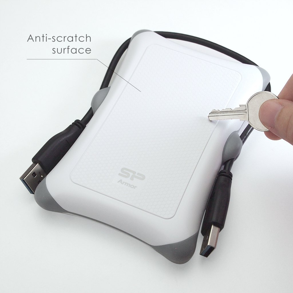 Silicon Power Armor A30 - Festplatte - 1 TB - extern (tragbar) - Weiß, Ansicht 3