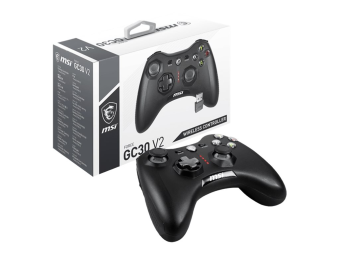 MSI Force GC30 V2 - Game Pad - kabellos kabelgebunden