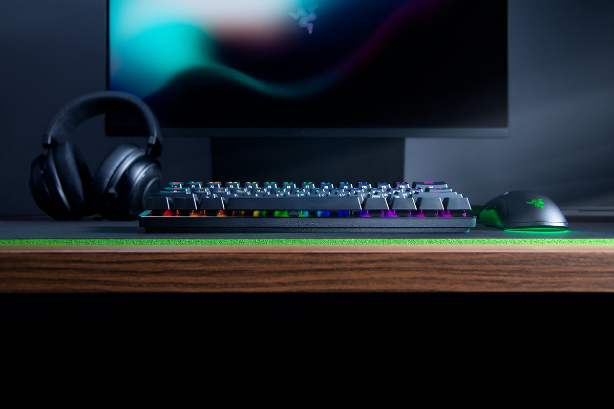 Razer Huntsman Mini - Tastatur - Hintergrundbeleuchtung - TL: Deutsch, QWERTZ, Ansicht 4
