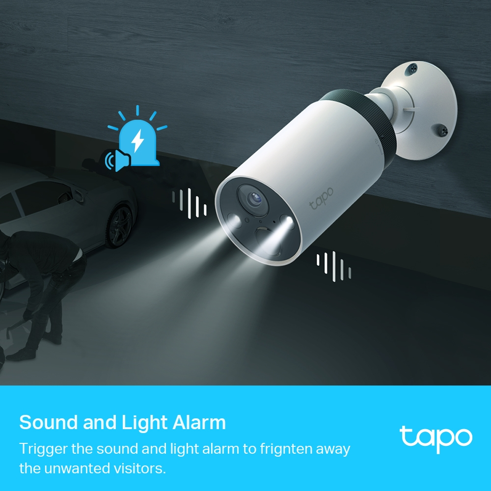 TP-LINK Tapo C420S1 - CCTV Sicherheitskamera - Innen & Außen - Kabellos - VGA - 25,4 / 3 mm (1 / 3 Zoll) - 113°, Ansicht 2