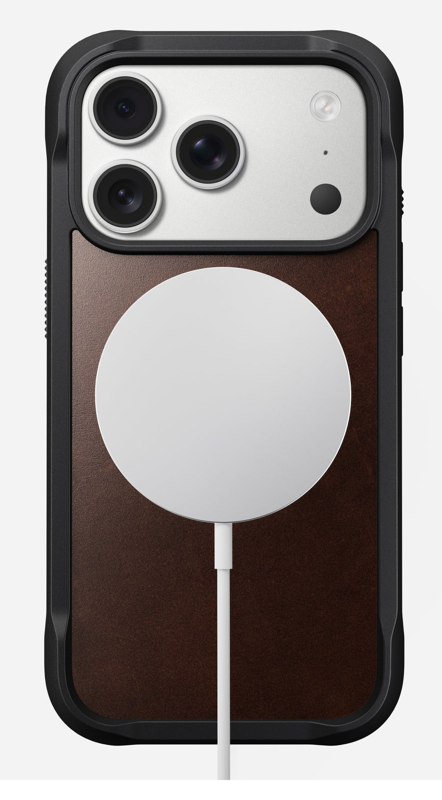 Nomad Rugged Leather Case iPhone 17 Pro Rustic Brown Horween, Ansicht 2
