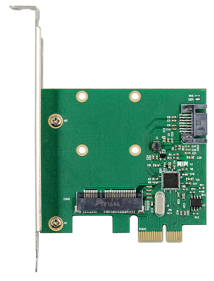 ProXtend PCIe SATA III 6G mSATA NGFF Card - Kabel - Digital/Daten, Ansicht 2