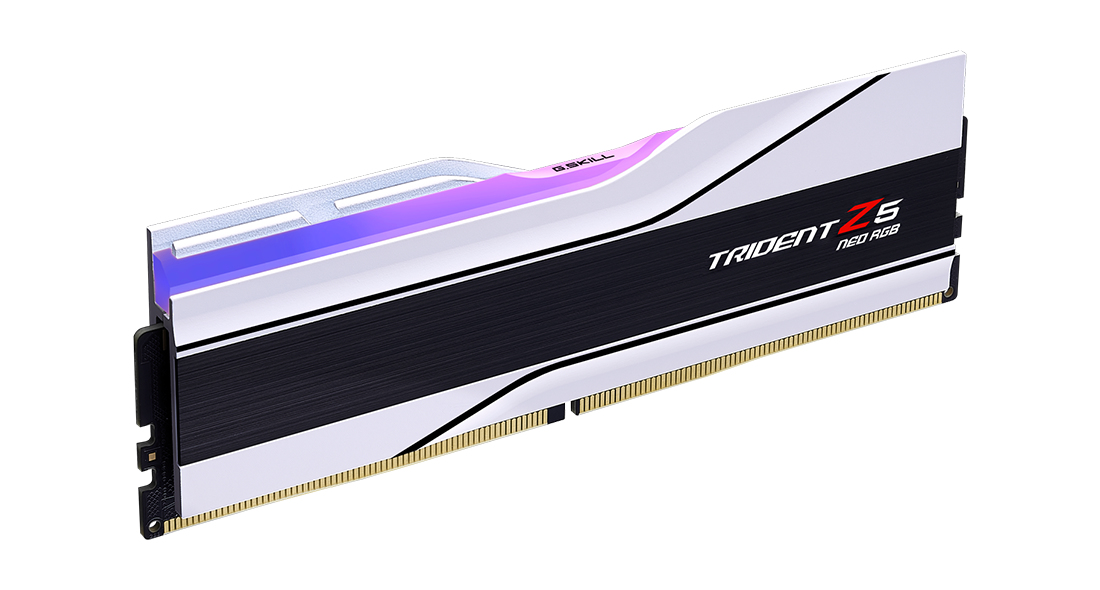 G.Skill DIMM 32 GB DDR5-6400 2x 16 Dual-Kit weiss F5-6400J3239G16GX2-TZ5NRW Trident, Ansicht 2