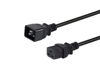 Equip Stromkabel C20 ->C19 St/Bu schwarz - Strom/Netzteil - 3 m