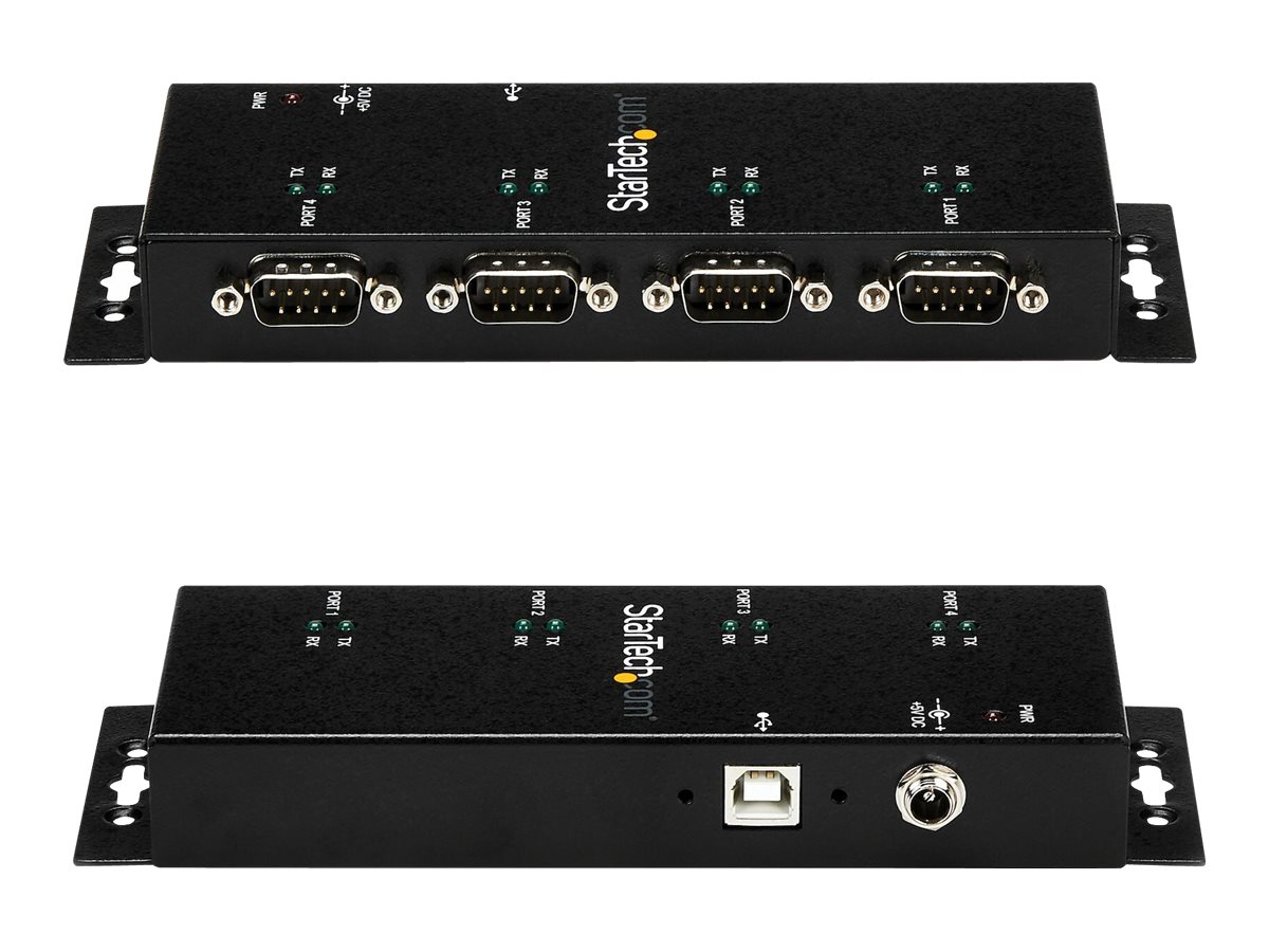 StarTech.com 4 Port USB auf Seriell RS232 Adapter Hub, Ansicht 3