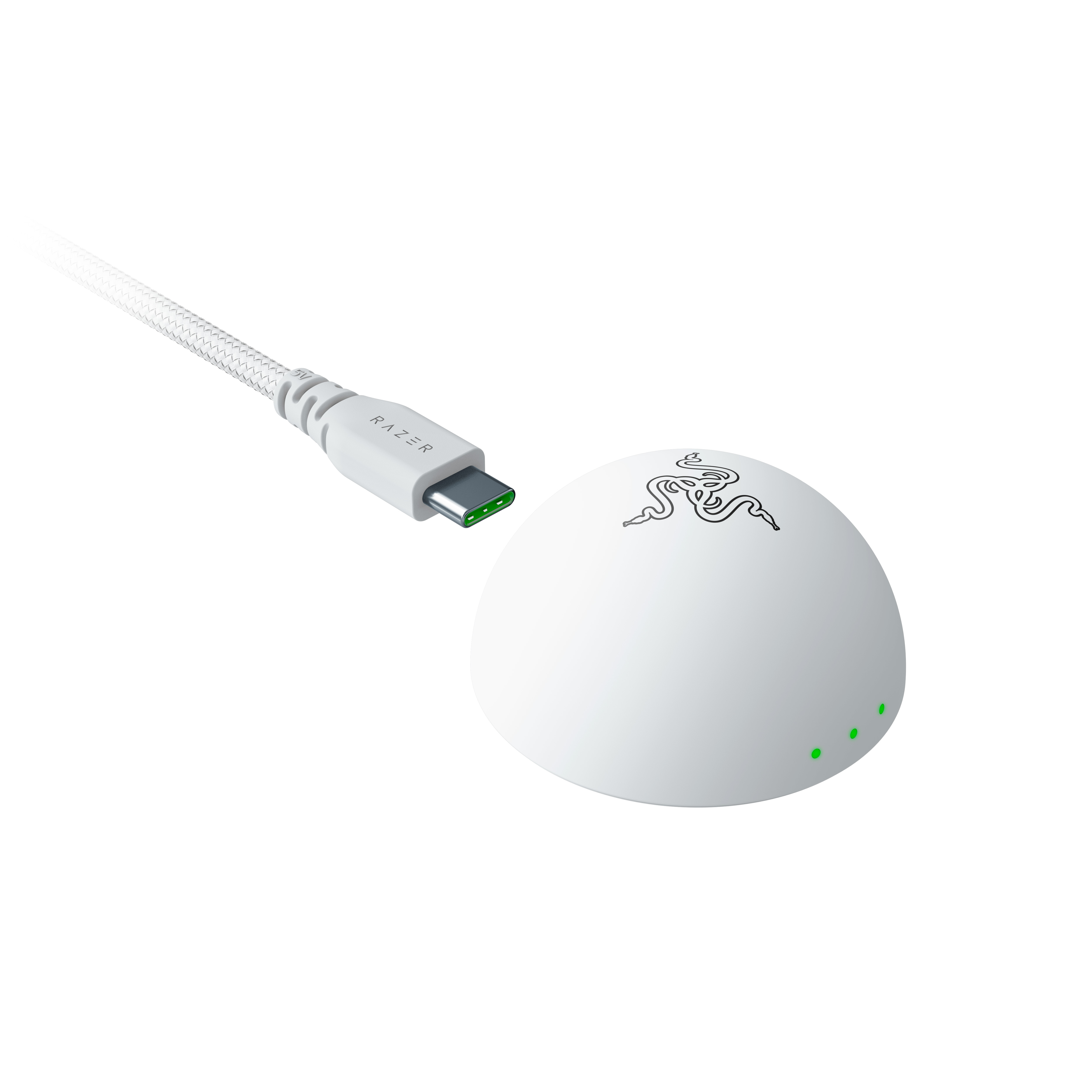 Razer DeathAdder V4 Pro - Maus - ergonomisch - Weiß, Ansicht 4