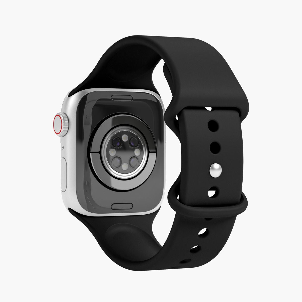 Vonmählen Classic - Band - Smartwatch - Schwarz - Apple - Apple Watch 38 mm | 40 mm | 41 mm - Silikon, Ansicht 4