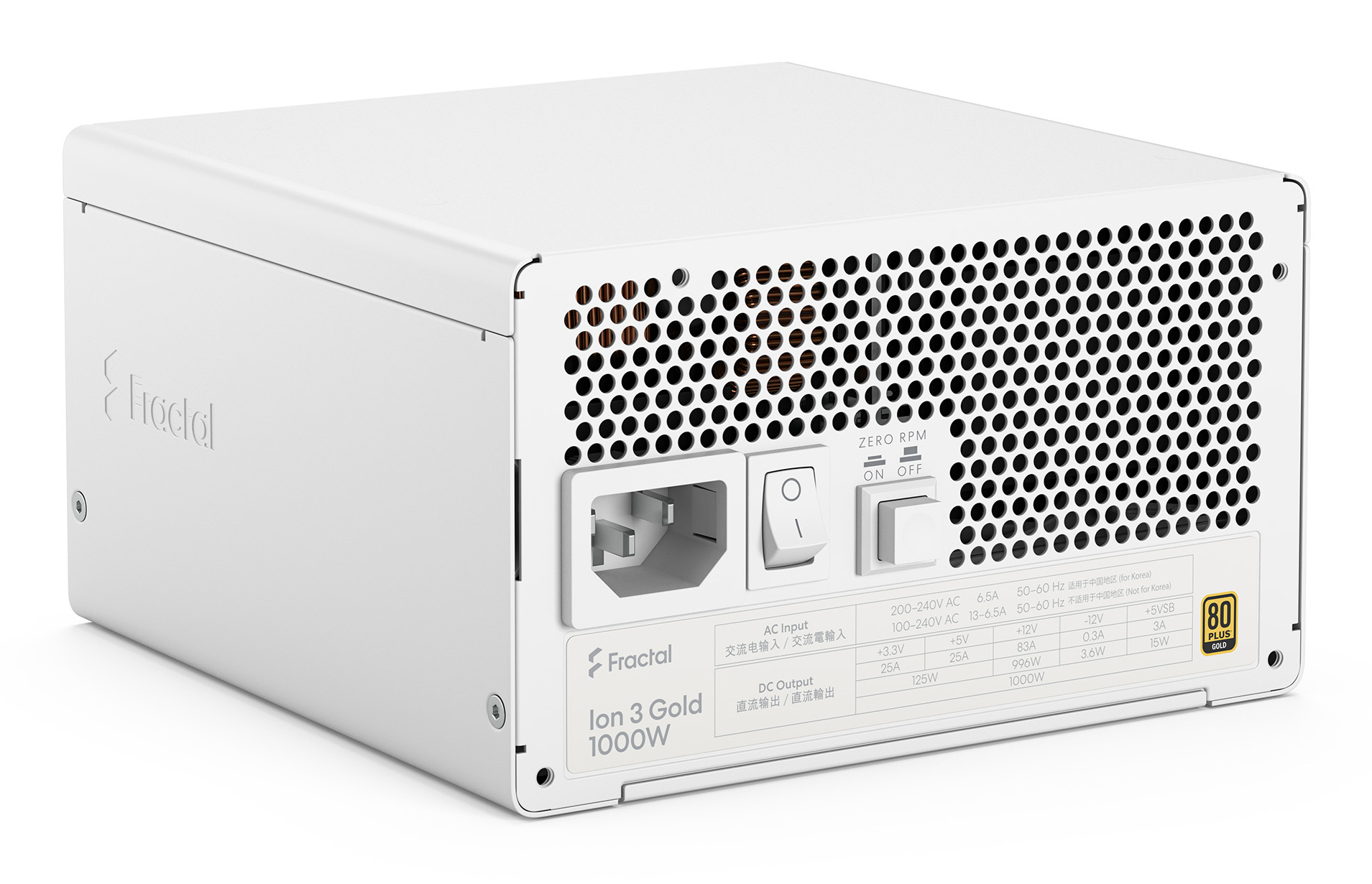 Fractal Design Netzteil Ion 3 Gold W - PC-/Server Netzteil - ATX, Ansicht 3