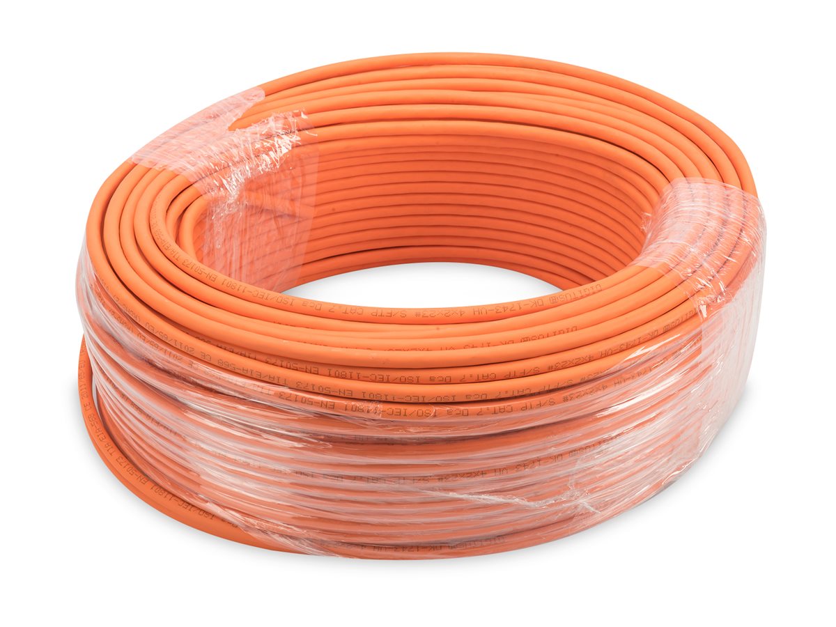 DIGITUS CAT 7 S/FTP Datenkabel - Verlegekabel, 50 m, Simplex, Dca-s2, d1, a1