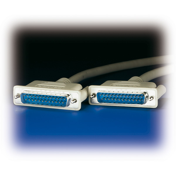 ROLINE Kabel seriell - DB-25 (M) zu DB-25 (M), Ansicht 2