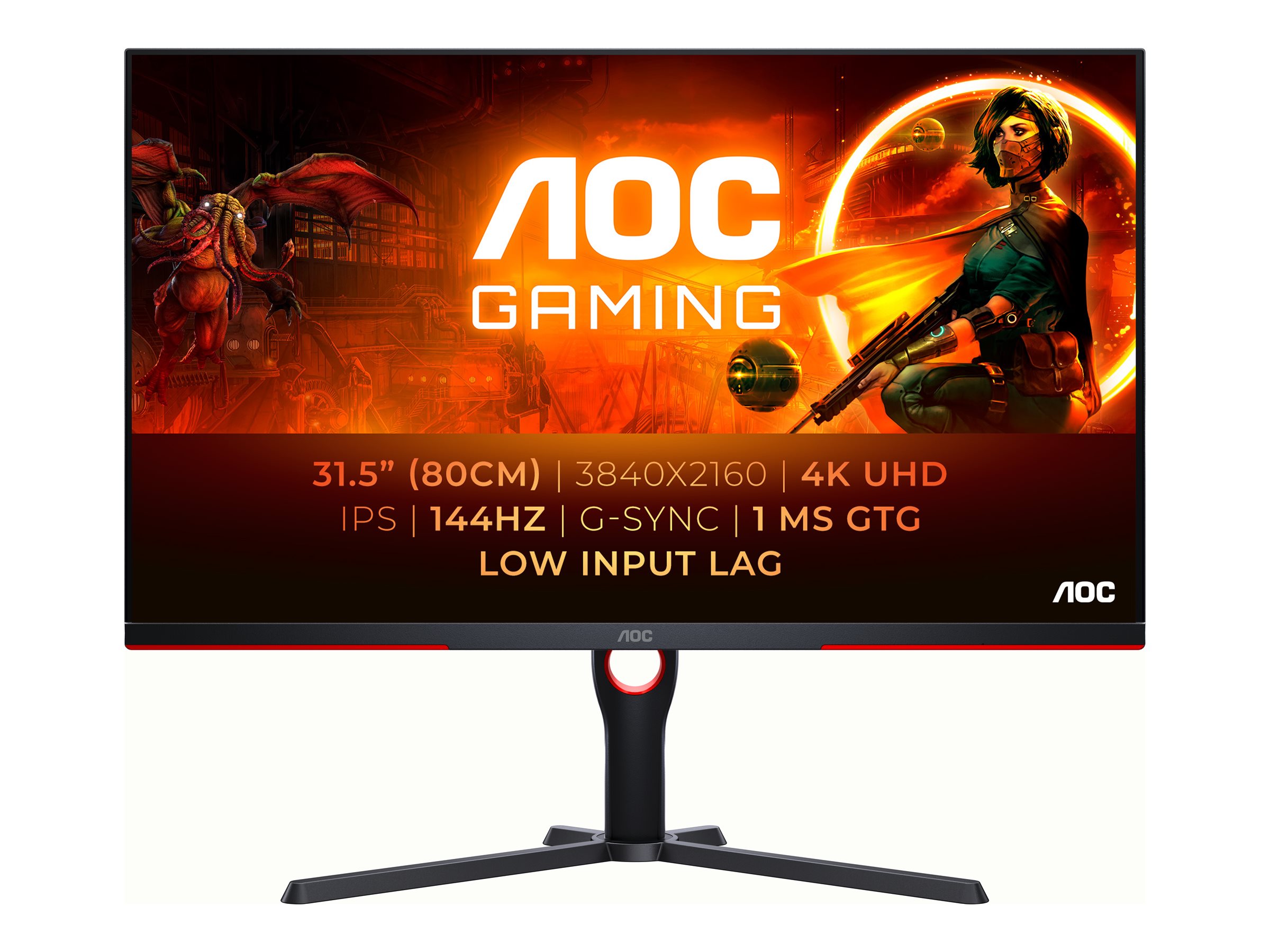 AOC Gaming U32G3XBK - LED-Monitor - Gaming - 81.3 cm (32)