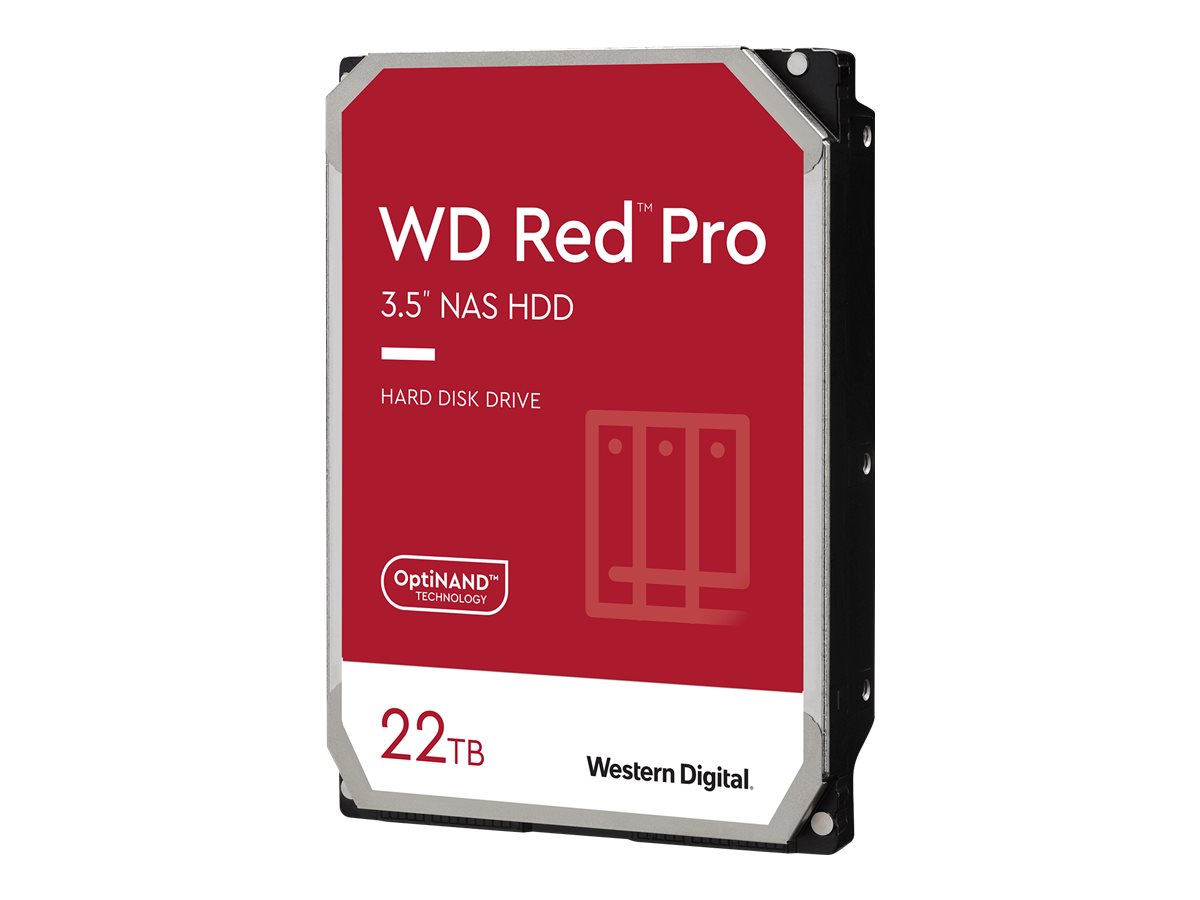 WD Red Pro WD221KFGX - Festplatte - 22 TB - intern - 3.5" (8.9 cm)