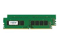 Crucial DDR4 - 8 GB: 2 x 4 GB - DIMM 288-PIN (CT2K4G4DFS824A)