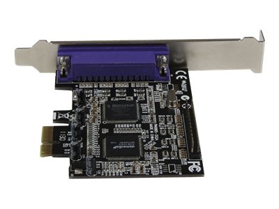 StarTech.com 2 Port PCI Express Parallel IEE1284 Schnittstellenkarte - PCIe Low Profile Adapter Karte DB25 (Buchse)