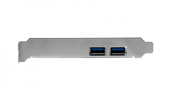 Exsys EX-11042 - PCIe - USB 3.2 Gen 1 (3.1 Gen 1) - Weiblich - Full-height / Low-profile - 2x External USB 3.2 Gen 1, Ansicht 3
