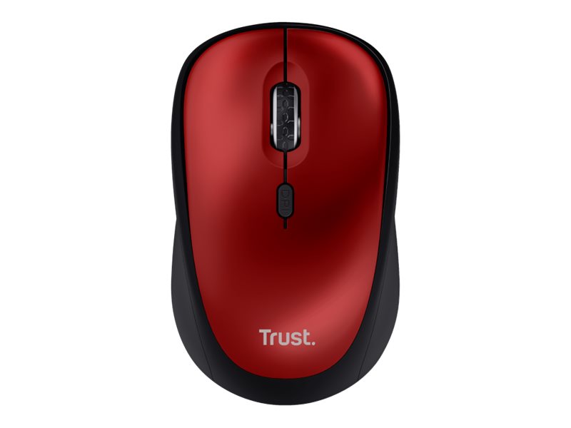 TRUST YVI+ WIRELESS MOUSE RED (24550)