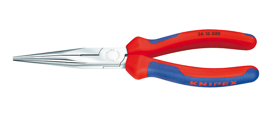 KNIPEX 26 15 200 - Diagonale Zange - 2,5 mm - 7,3 cm - Stahl - Blau - Rot - 200 mm von LumaTech