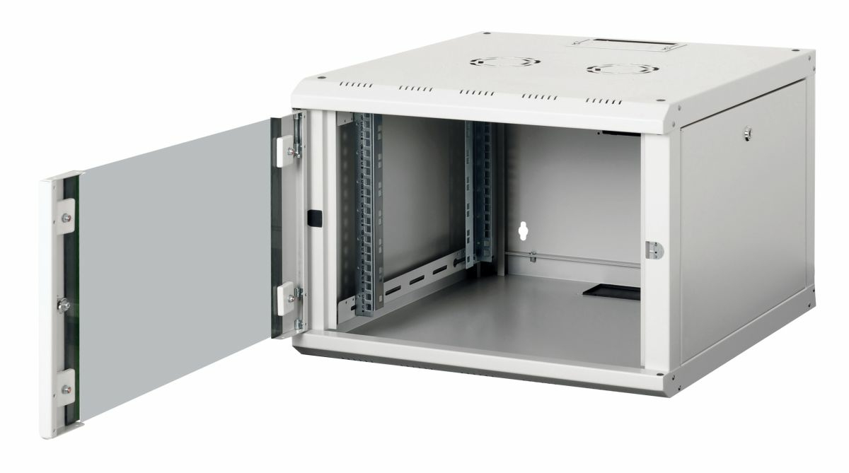 Equip Pro Mount - Schrank Netzwerkschrank - 600x600 mm - geeignet für Wandmontage - RAL 7035, Hellgrau - 7U - 19, Ansicht 3