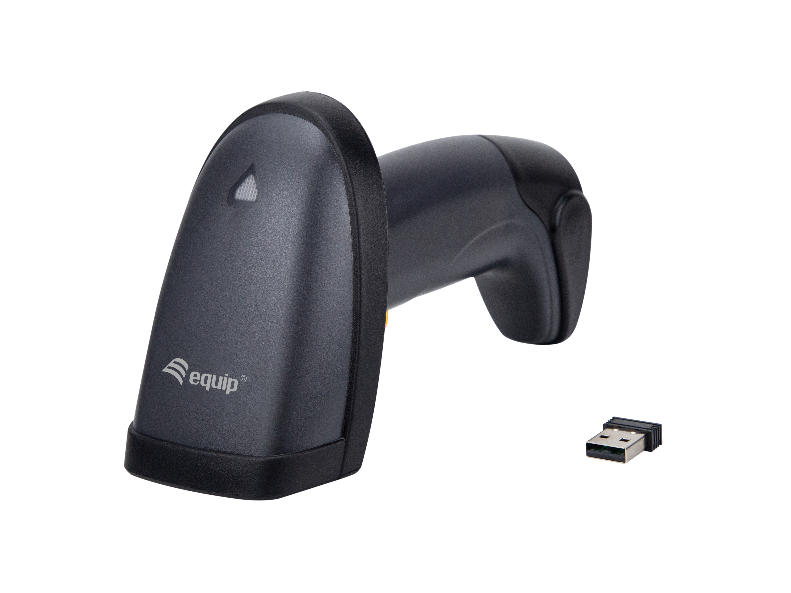 Equip Barcode Handscanner 2D Laser mit Halterung 2.4GHz sw - Handscanner, Ansicht 2