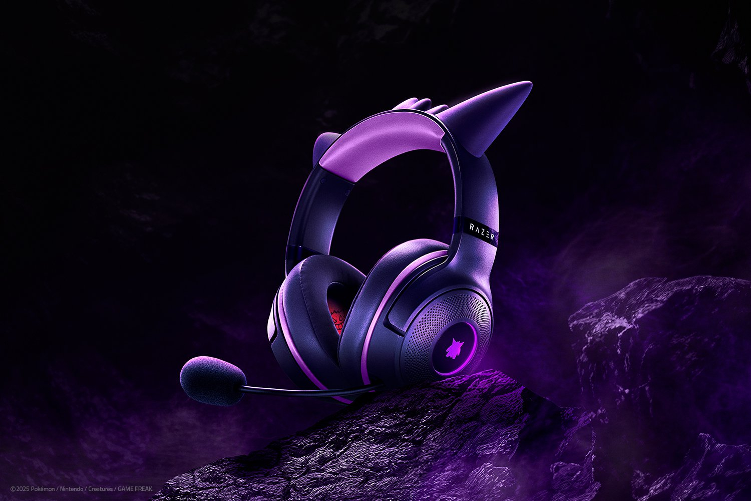 Razer Kraken Kitty V2 - Pokemon Gengar Ed. - Headset - Headset - 20 KHz, Ansicht 4