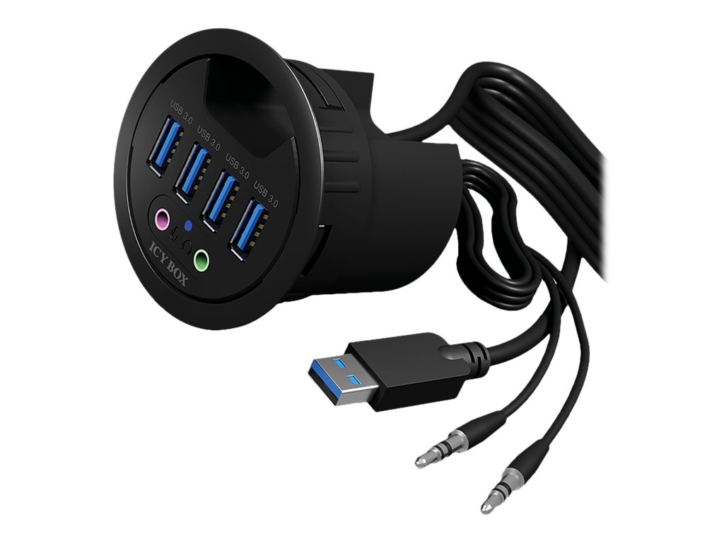 ICY BOX ICY BOX IB-HUB1403A - Hub - 4 x SuperSpeed USB 3.0, Ansicht 3