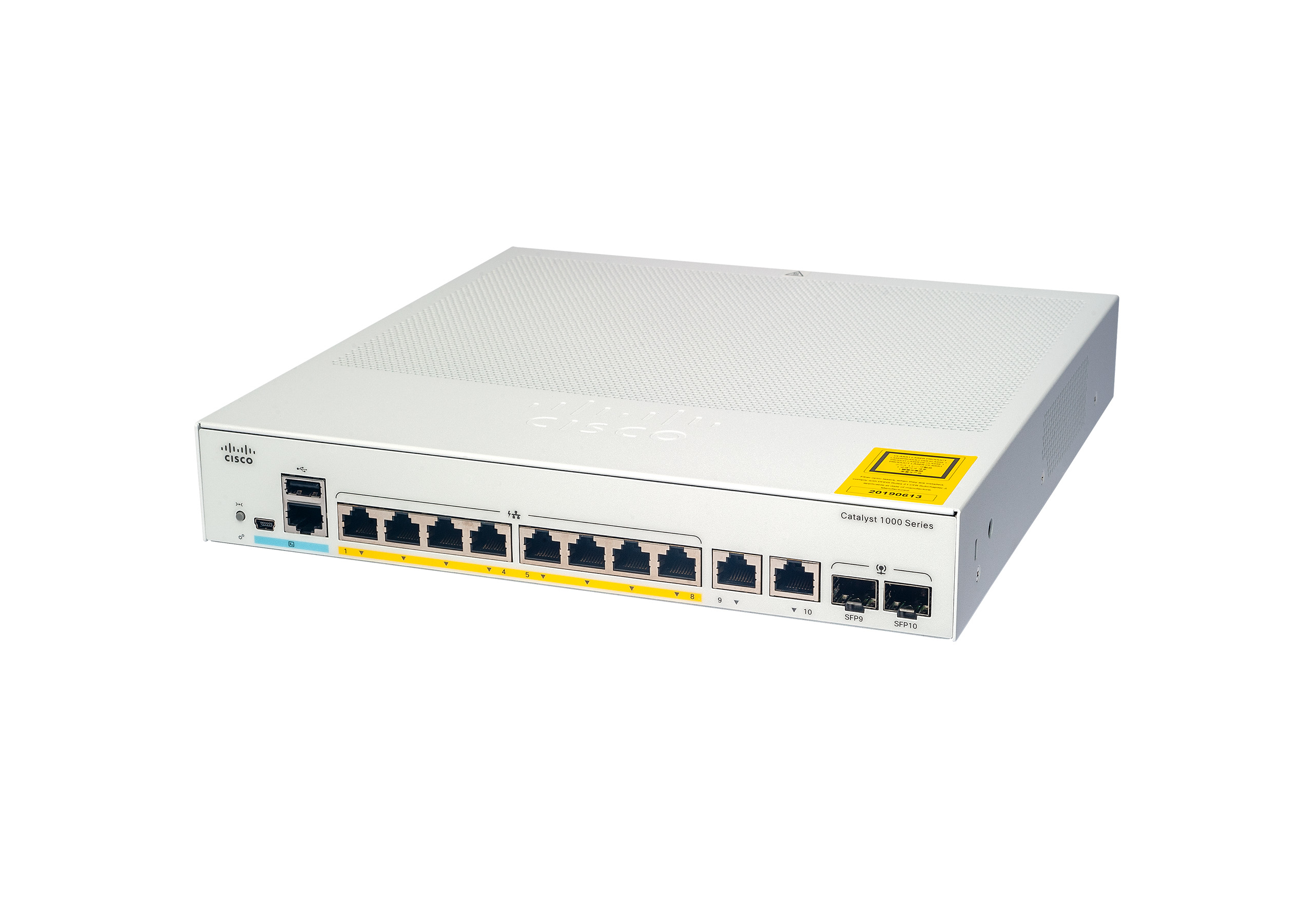 Cisco Catalyst C1000-8T-2G-L, Managed, L2, Gigabit Ethernet (10/100/1000), Vollduplex