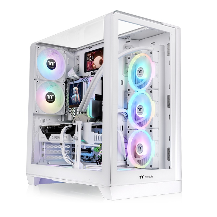 Thermaltake View 390 TG Snow White, Ansicht 3