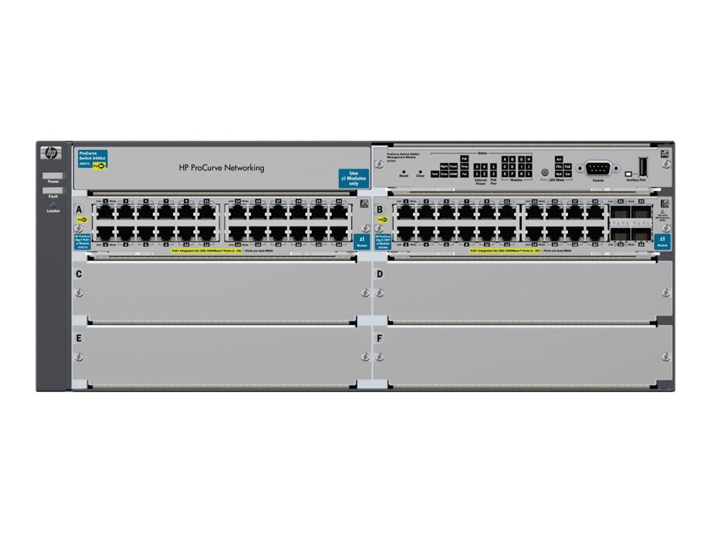 HP Enterprise Aruba 5406-44G-PoE+/4SFP zl - Switch (J9447A)