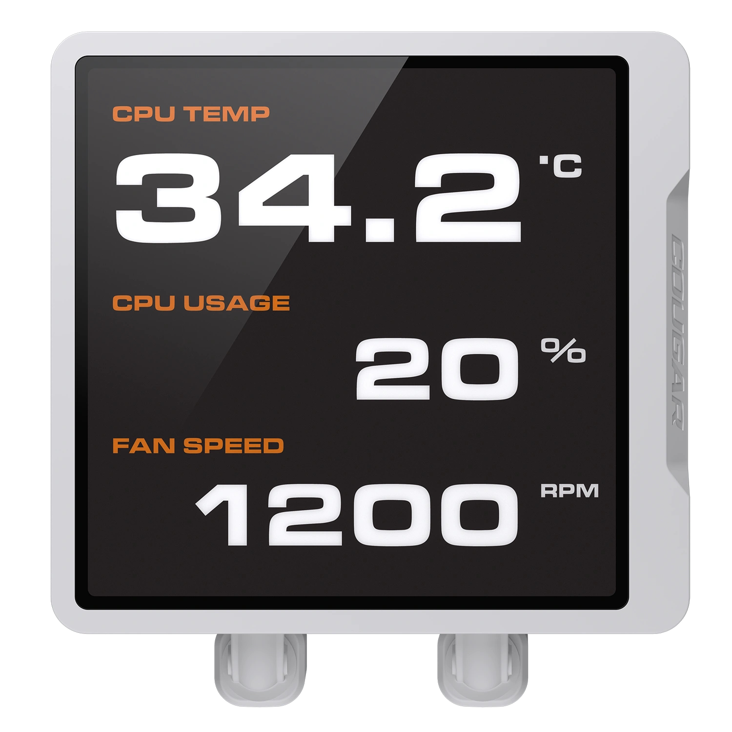 Cougar CPU Wasserkühlung Poseidon Vistek Pro 240 ARGB Weiß - AMD Sockel AM3 (Ph. II/Ath. II) - AMD Sockel AM4 (Ryzen), Ansicht 4