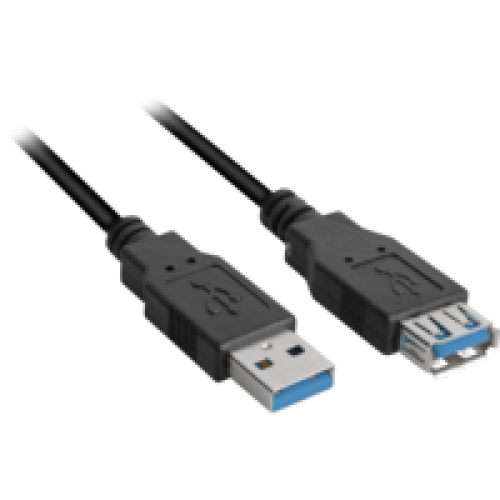 Sharkoon USB-Verlängerungskabel - USB Typ A (W), Ansicht 2