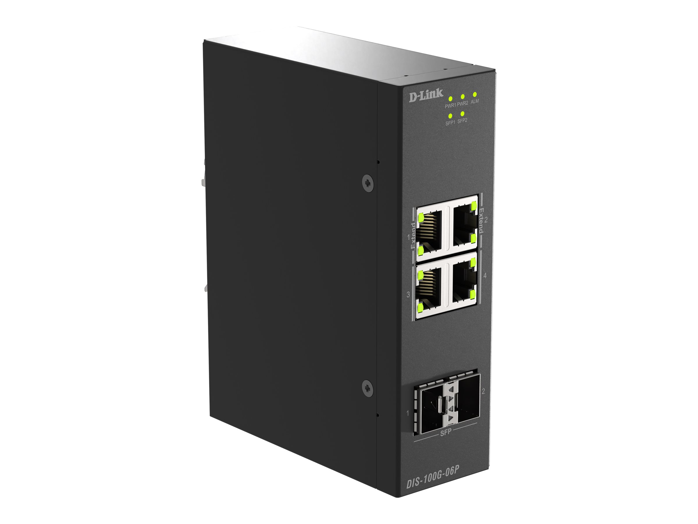 D-Link DIS 100G-06 - Switch - industriell - unmanaged
