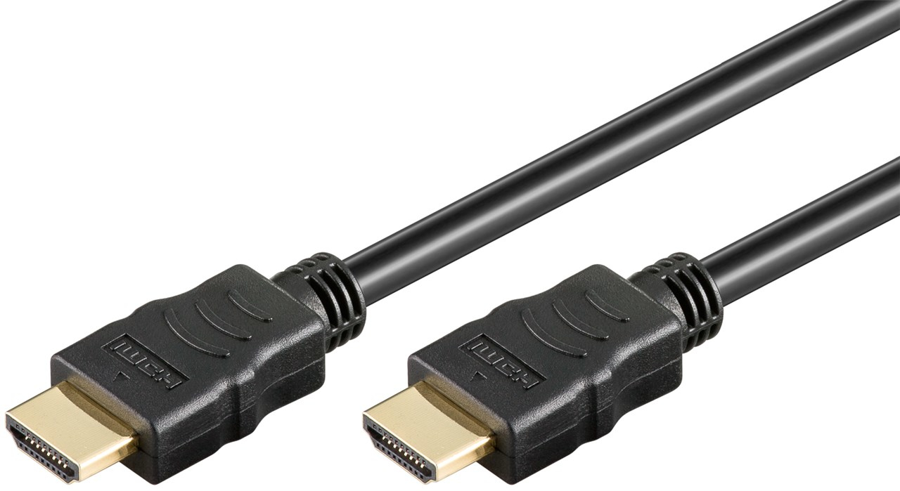 Goobay 61149 - 0,5 m - HDMI Typ A (Standard) - HDMI Typ A (Standard) - 3D - 18 Gbit/s - Schwarz, Ansicht 2
