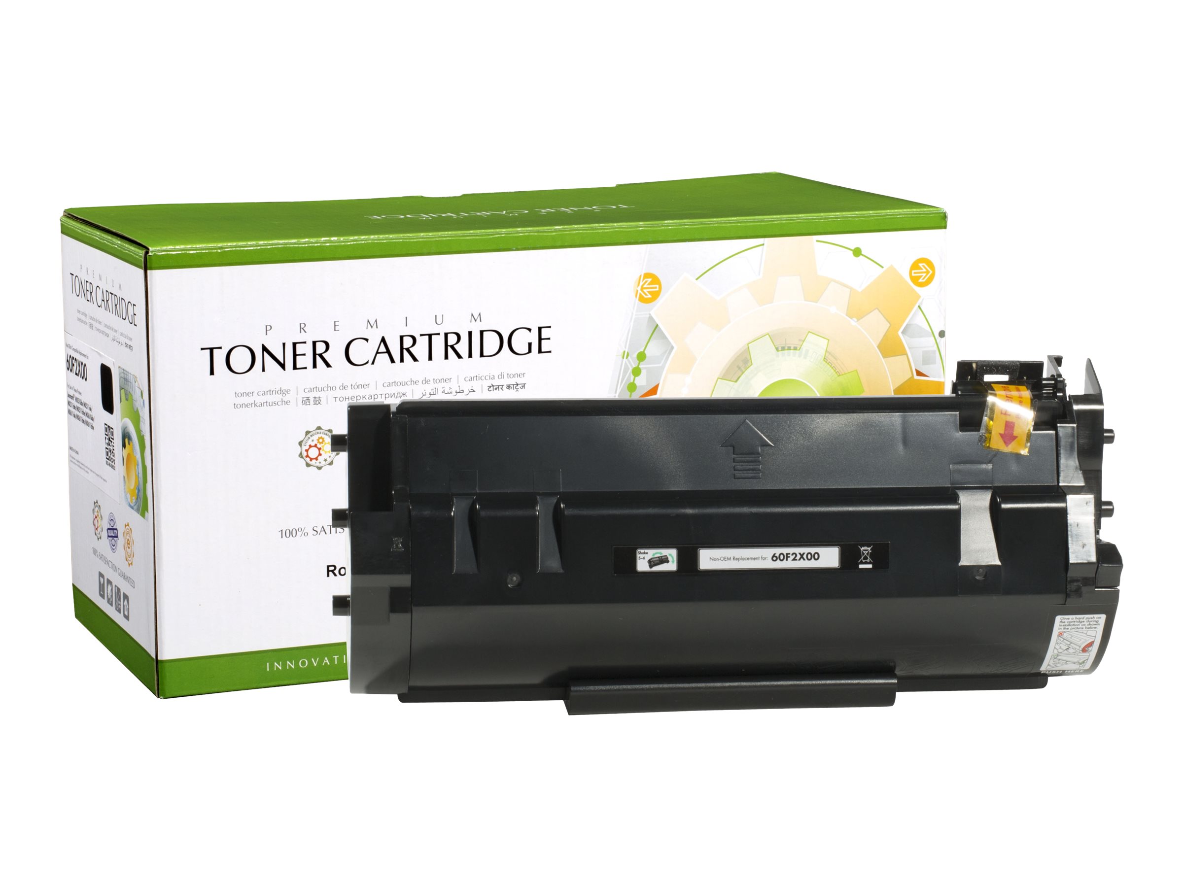 Static Control Schwarz - kompatibel - Tonerpatrone (Alternative zu: Lexmark 60F2X00)