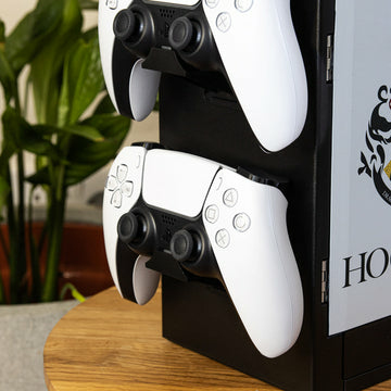 Numskull Games 5056280422495 - Harry Potter Hogwarts Diskettenhalter für Spiele, Xbox, Schwarz, Weiß, Matt, Ansicht 4