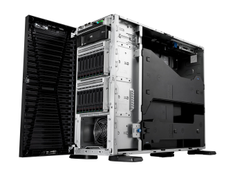 HPE ProLiant ML110 Gen11 - Server - Tower - 4.5U - 1-Weg - 1 x Xeon Silver 4514Y  2 GHz - RAM 64 GB - SATASASPCI Express - Hot-Swap 6.4 cm (2.5)