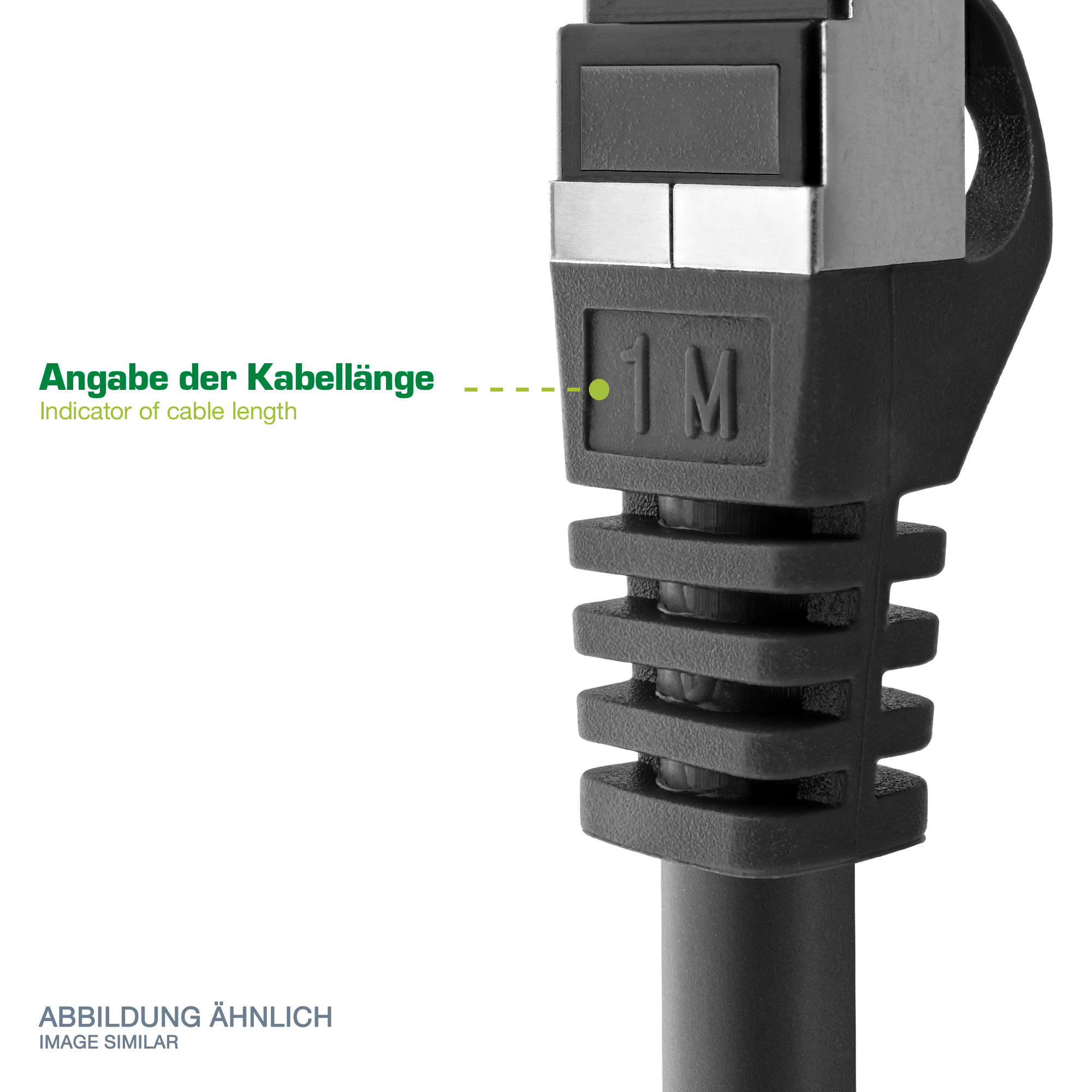 InLine Patchkabel - S/FTP (PiMf) - Cat.6A - halogenfrei - gelb - 2m, Ansicht 2