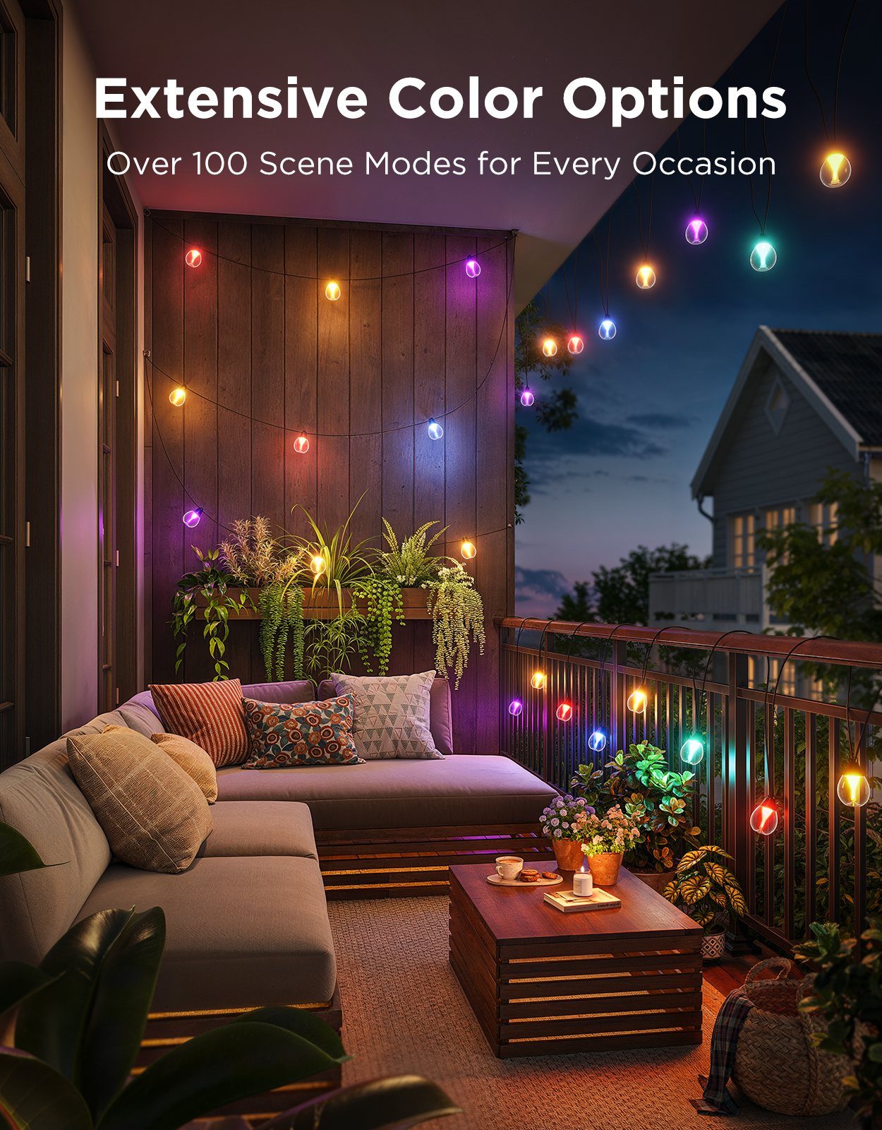 Govee RGBICW Outdoor String Lights, Ansicht 2