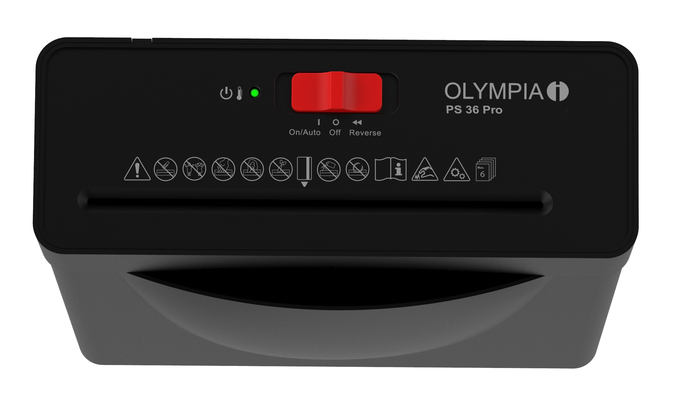 Olympia Aktenvernichter PS 36 Pro schwarz, Ansicht 3
