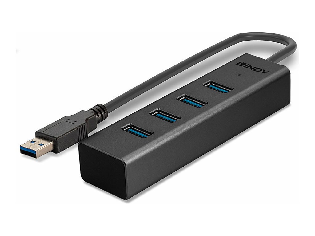 Lindy Hub - 4 x USB 3.2 Gen 1 - Desktop, Ansicht 5