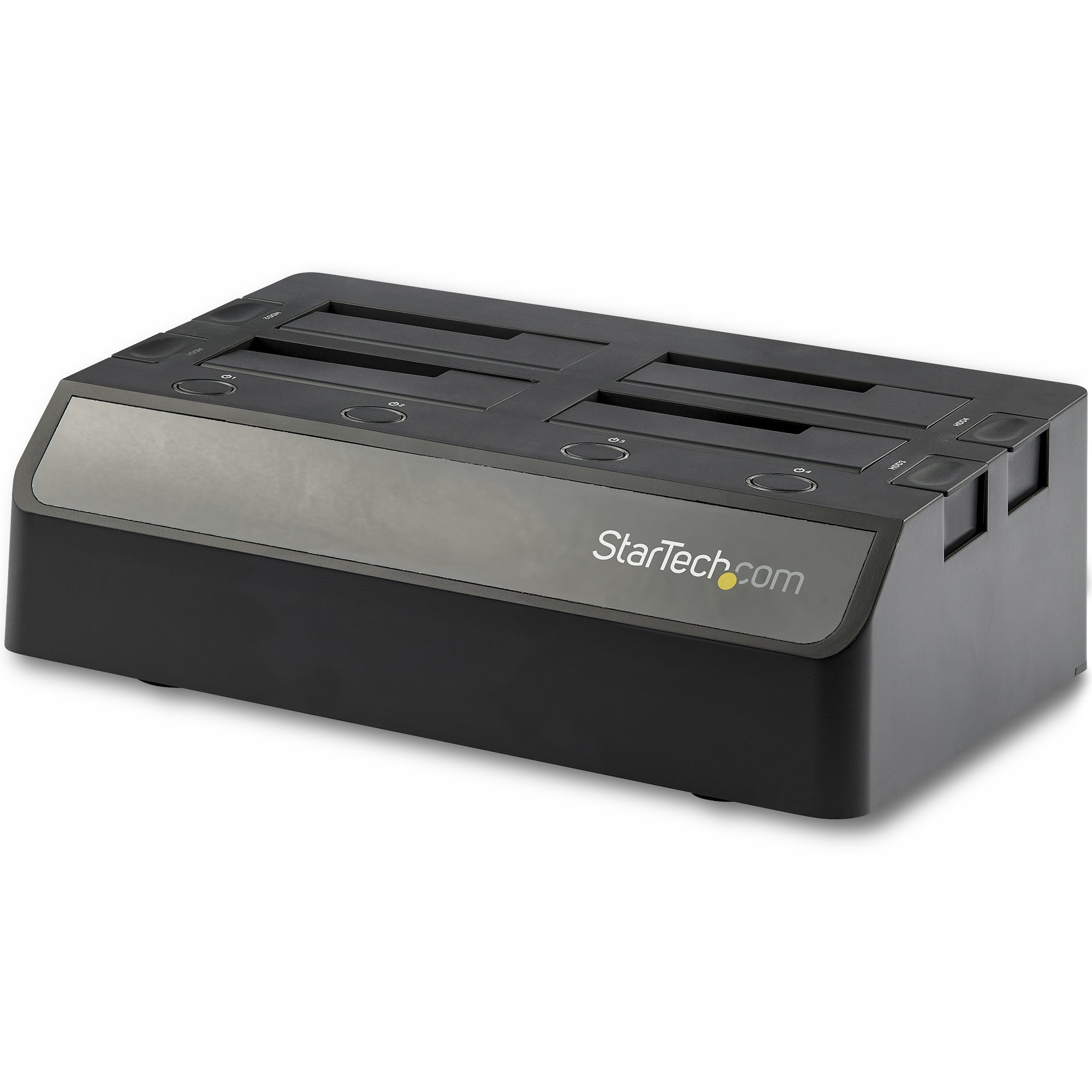 StarTech.com 4 Schacht SATA Festplatten Dockingstation - Für 2,5&quot;/3,5&quot; SSD / HDD - USB 3.1 (10Gbit/s), HDD, SSD, SATA, Serial ATA II, Serial ATA III, 2.5,3.5&quot;, 10 TB, USB 3.2 Gen 2 (3.1 Gen 2) Type-C, 10 Gbit/s