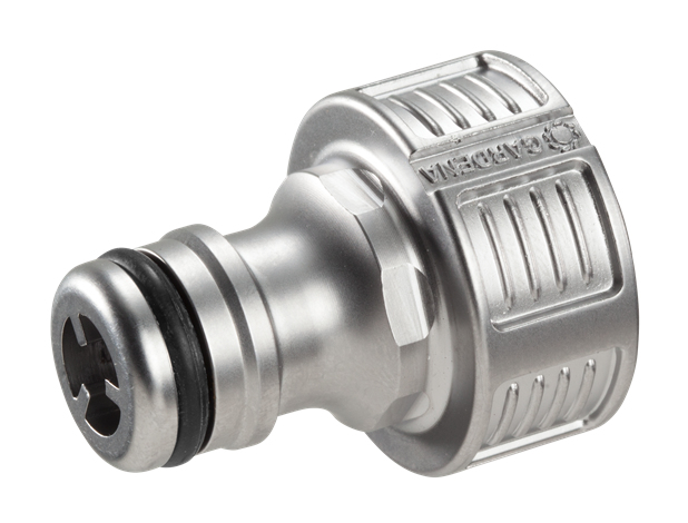 Gardena 18240-50 - Schlauchanschluss - 1/2" - Männlich/Weiblich - Metall - Silber, Ansicht 2