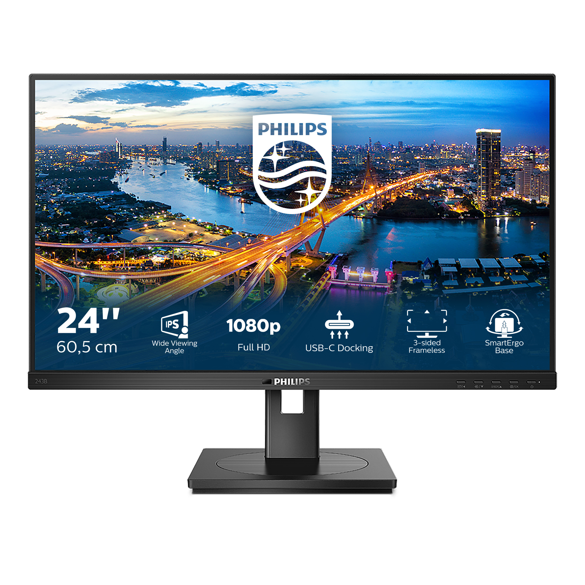 Philips B Line 243B1 - LED-Monitor - 61 cm (24), Ansicht 2