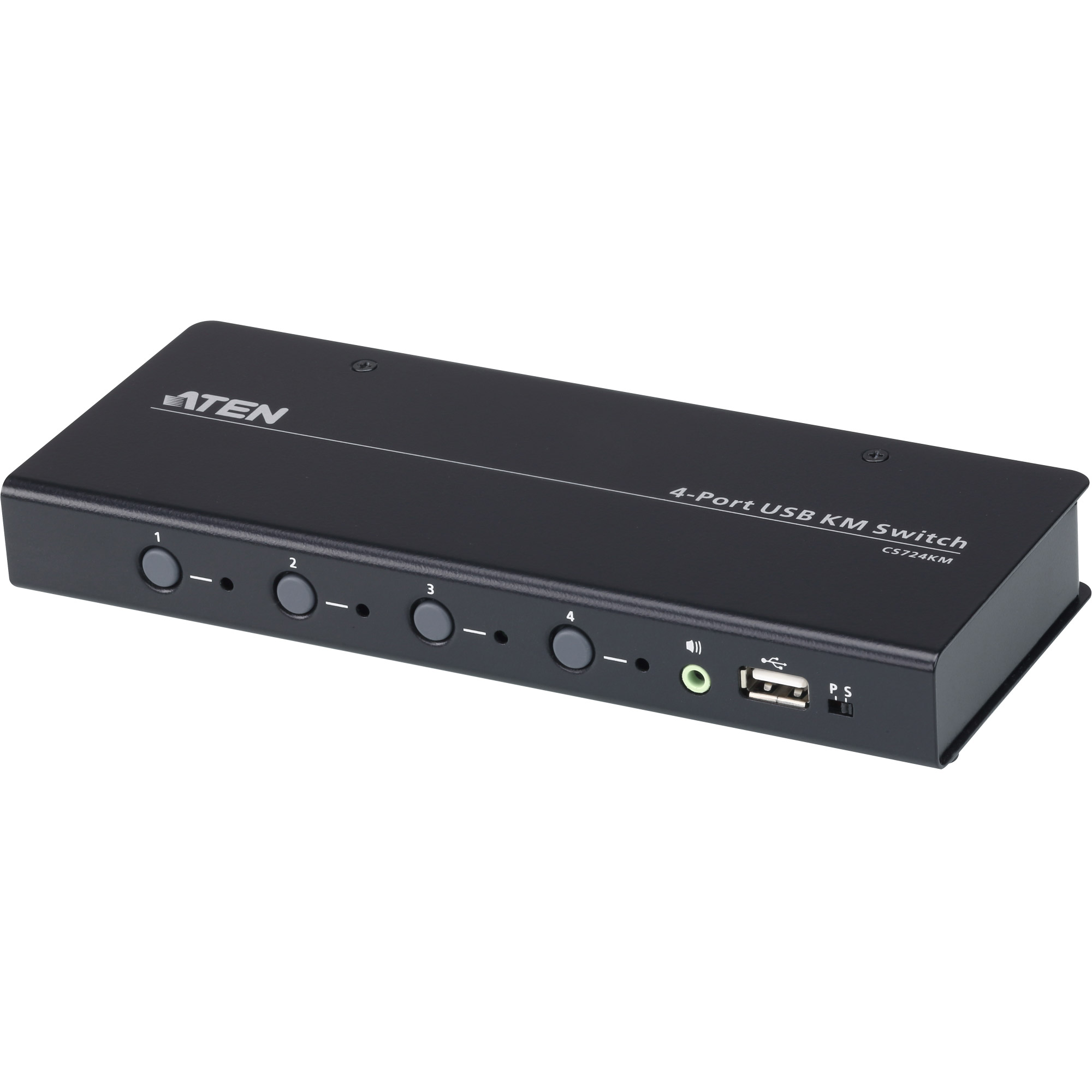 ATEN CS724KM Tastatur/Video/Maus (KVM)-Switch Schwarz