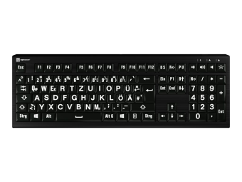 Logickeyboard Largeprint ASTRA 2 - Tastatur - hintergrundbeleuchtet
