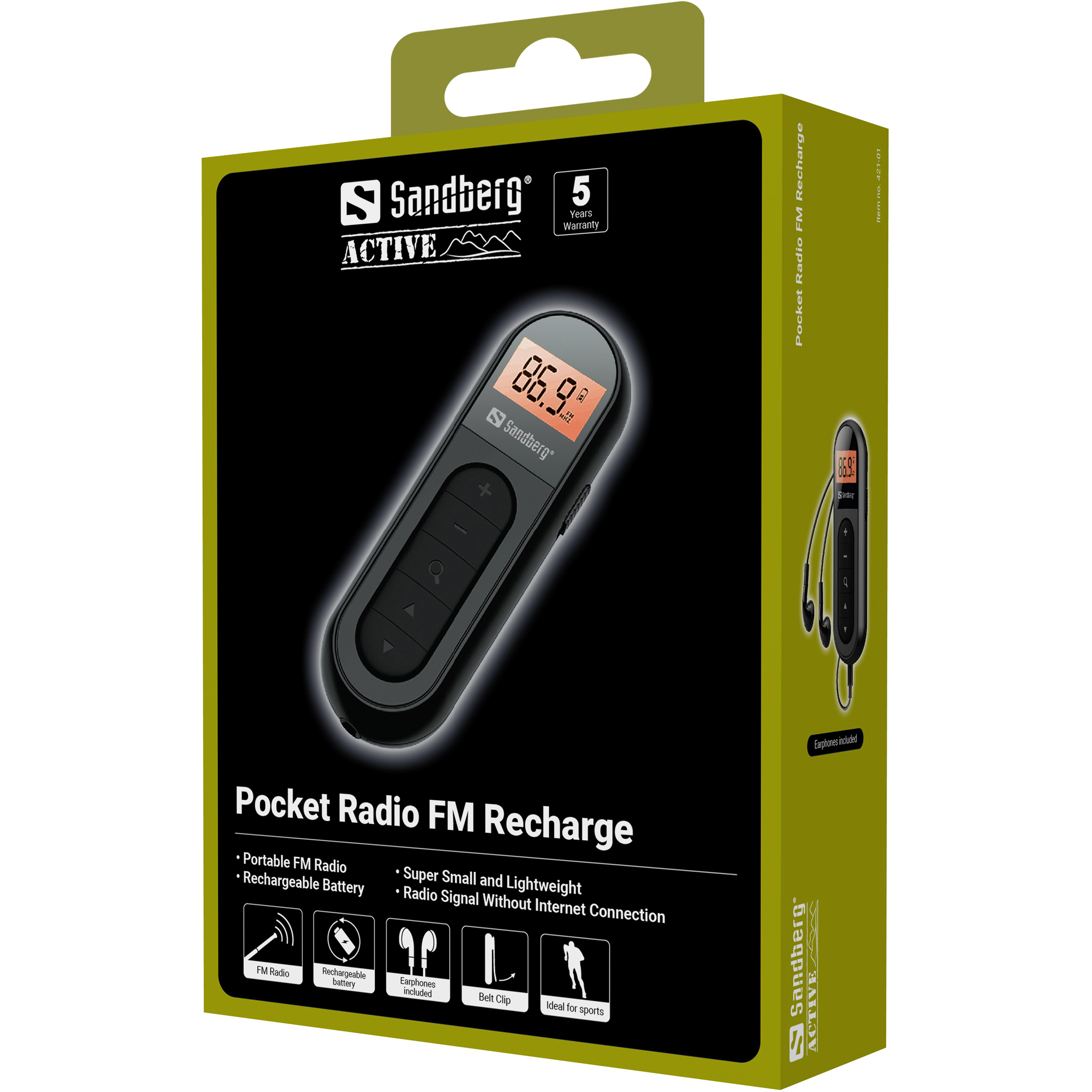 SANDBERG Pocket Radio FM Recharge - Radio, Ansicht 2