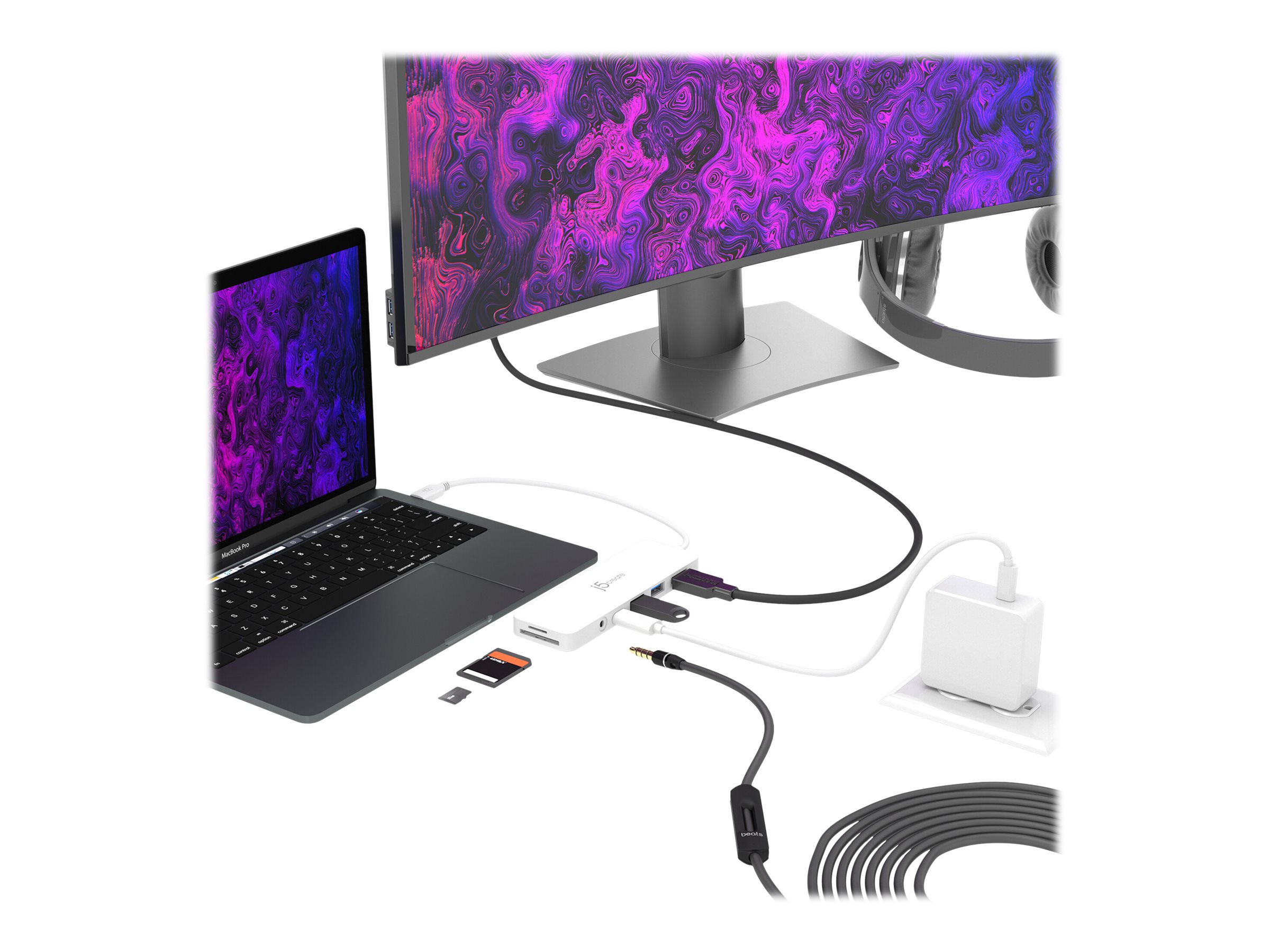 j5create JCD373 - Dockingstation - USB-C 3.1, Ansicht 3