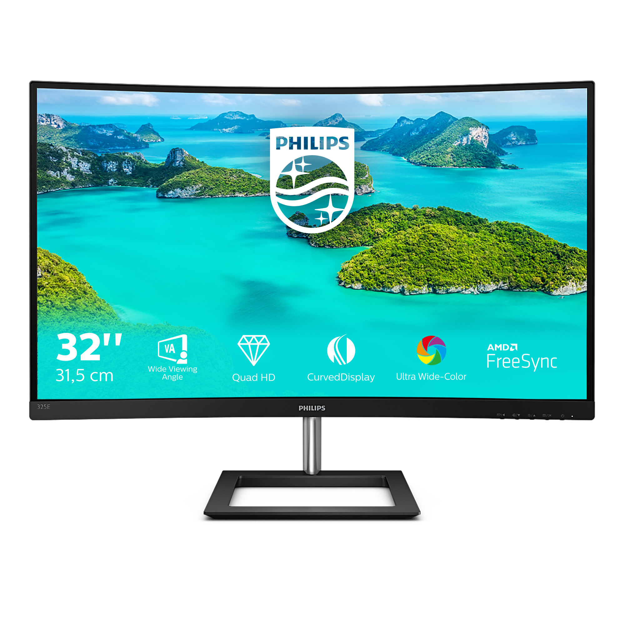 Philips E-line 325E1C - LED-Monitor - gebogen - 81.3 cm (32), Ansicht 2