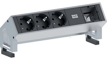 Bachmann DESK 2 - Steckdosenleiste - Eingabe, Eingang GST18, Ansicht 3