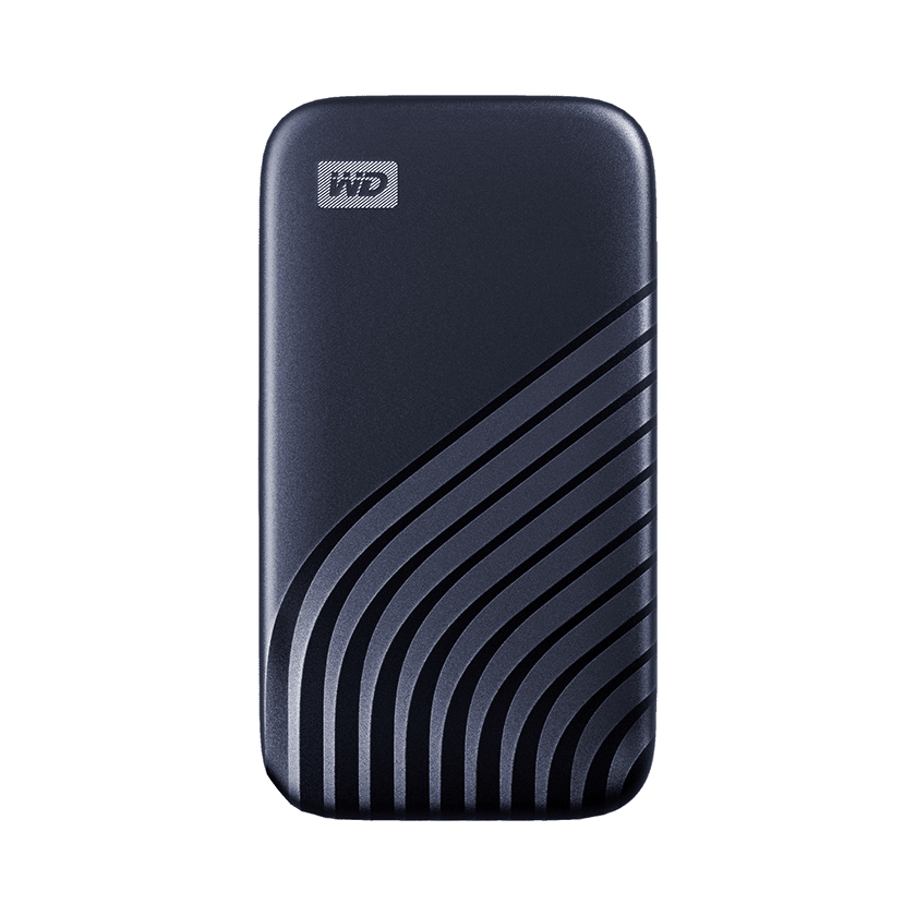 WD My Passport SSD WDBAGF0010BBL - SSD - verschlüsselt - 1 TB - extern (tragbar), Ansicht 2