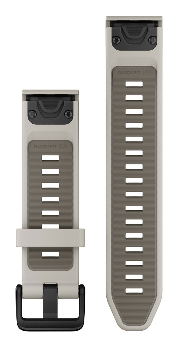 Garmin QuickFit-Armband Silikon Nebelgrau/Sandstein, Ansicht 2